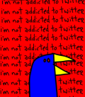 addicted to twitter